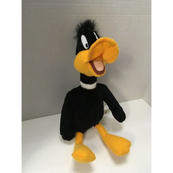 Daffy Duck Looney Tunes Warner Bros Ace Vintage 1997 12.5" Plush Stuffed Animal - Picture 1 of 5